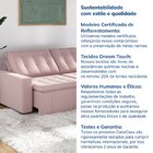 Sofá Cama Retrátil E Reclinável 3 Lugares 260cm Em Veludo Pal