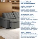 Sofá Cama Retrátil E Reclinável 3 Lugares 260cm Veludo Com Mo