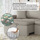 Sofá Cama Retrátil E Reclinável 3 Lugares Bipartido 234cm Bel