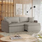 Sofá Cama Retrátil E Reclinável 3 Lugares Bipartido 234cm Bel