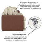 Sofá Cama Retrátil E Reclinável 3 Lugares Bipartido 234cm Bel