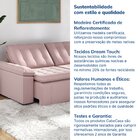 Sofá Cama Retrátil E Reclinável 4 Lugares 240cm Veludo Com Mo