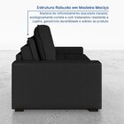 Sofá Cama Retrátil E Reclinável 4 Lugares 240cm Veludo Palmei