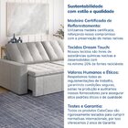 Sofá Cama Retrátil E Reclinável 4 Lugares 280cm Em Linho Palm