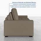 Sofá Cama Retrátil E Reclinável 4 Lugares 280cm Em Veludo Pal