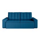 Sofá Cama Retrátil E Reclinável 4 Lugares 280cm Em Veludo Pal