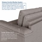 Sofá Cama Retrátil E Reclinável 4 Lugares 280cm Linho Com Mol