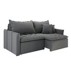 Sofá Cama Retrátil Em Madeira Eucalipto E Bouclê 200cm Creta