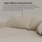 Sofá Cama Retrátil Em Madeira Eucalipto E Bouclê 210cm Urugua