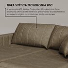 Sofá Cama Retrátil Em Madeira Eucalipto E Veludo 210cm Urugua