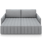 Sofá Cama Retrátil Para Sala De Estar 192cm Porthos M03 Linho