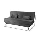 Sofá Cama Retrátil Sofanet Elegance Chumbo