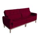 Sofá Cama Rivieira 2.50m - Vinho