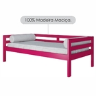 Sofá Cama Rosa Madeira Maciça