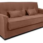 Sofa Cama Sala De Estar Madeira Maciça Daniela Veludo Matrix