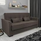 Sofa Cama Sala De Estar Madeira Maciça Daniela Veludo Matrix