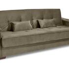 Sofa Cama Sala Madeira Maciça Daniela Veludo Turkey Matrix