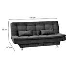 Sofá Cama Salome Suede Amassado Marrom - Matrix