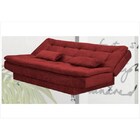 Sofá Cama Salome Suede Amassado Vermelho - Matrix