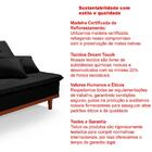 Sofá Cama Santorini Veludo Pés De Madeira Premium Preto