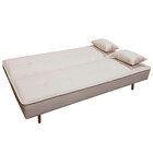 Sofá Cama Silver 3 Lugares Reclinável 1,92 Material Sintético