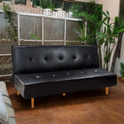 Sofá Cama Silver 3 Lugares Reclinável 1,92 Material Sintético