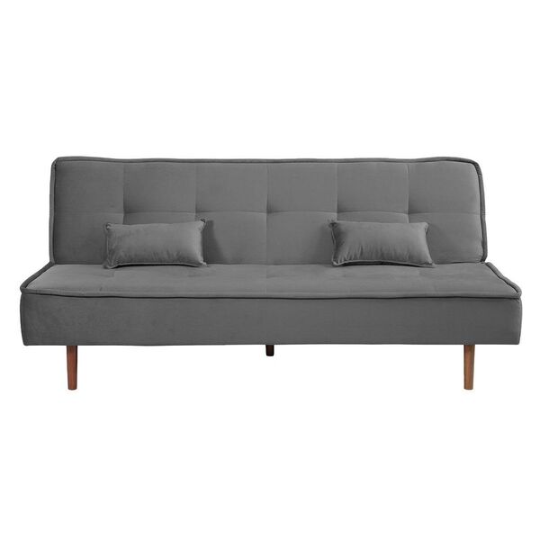 Sofá Cama Silver Linho Cinza Grafite 1,92 Star Confort
