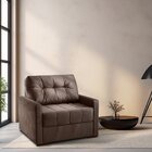 Sofá Cama Solteiro 100cm Murilo Marrom