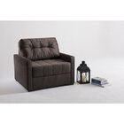 Sofá Cama Solteiro 100cm Murilo Marrom