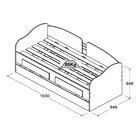 Sofá Cama Solteiro C/ Colchões Ditália Cama Aux Cm08 Diamond