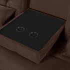 Sofá Cama Solteiro Colorado Reclinável 3 Posições Em Suede  M