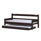 Sofá Cama Solteiro De Madeira Maciça Com Cama Auxiliar E Colc