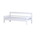 Sofá Cama Solteiro De Madeira Maciça Nemargi Branco