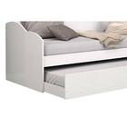 Sofá Cama Solteiro Funny Iii C/ Auxiliar Café - Conquista