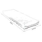 Sofa Cama Solteiro Futon Dobrável Preto