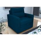 Sofá-cama Solteiro Marisol Suede Azul