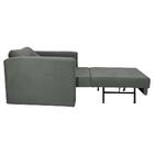 Sofá-cama Solteiro Marisol Suede Cinza
