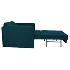 Sofá-cama Solteiro Marisol Suede Petróleo