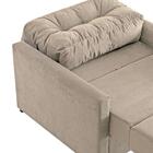 Sofá-cama Solteiro Murilo Uno Linho Bege