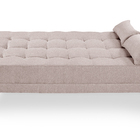 Sofá Cama Solteiro Nevada Reclinavel Revestimento Linho Pes E