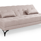 Sofá Cama Solteiro Nevada Reclinavel Revestimento Linho Pes E