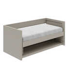 Sofá Cama Solteiro Retrátil Horizontal Com Mesa Escrivaninha