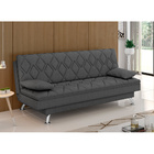 Sofá Cama Tom 2 Lugares 193cm Linho Cinza - Sallar Home