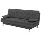 Sofá Cama Tom 2 Lugares 193cm Linho Cinza - Sallar Home