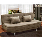 Sofá Cama Valencia 3 Lugares Reclinável Bege - Speciale Home