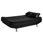 Sofá Cama Valencia Corano Preto Star Confort