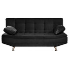 Sofá Cama Valencia Corano Preto Star Confort