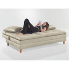 Sofá Cama Vegas 185cm Pé De Madeira Talento Móveis