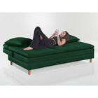 Sofá Cama Vegas 185cm Pé De Madeira Talento Móveis