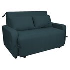 Sofá Cama Veludo 2 Lugares Amora New Petróleo